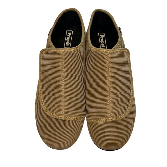 Propet, camel tan corduroy, hook & loop closure, men’s 11.5m, NWOB main image 9